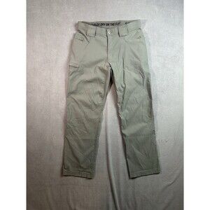 Duluth Trading Pants Men 32x32 Gray Flex Dry On the Fly Lightweight Hiking Work